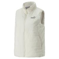 Puma ESS Padded Vest Γυναικείο Αμάνικο Μπουφάν Λευκό - 848941-65