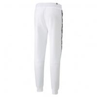 Puma ESS+ Tape Sweatpants FL Ανδρική φόρμα λευκή - 849042-02