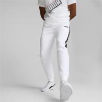 Puma ESS+ Tape Sweatpants FL Ανδρική φόρμα λευκή - 849042-02