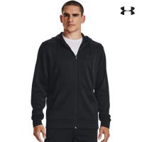 Under Armour Fleece FZ Hoodie Ανδρική Ζακέτα μαύρη - 1373357-001