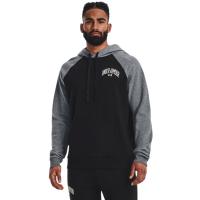 Under Armour Mens UA Rival Fleece Wordmark Colorblock Hoodie - 1373363-001