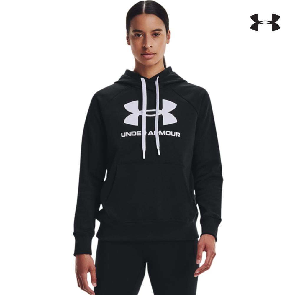 Under Armour Rival Fleece Logo Hoodie Γυναικεία Φούτερ με κουκούλα - 1356318-001
