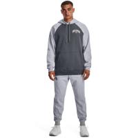 Under Armour Mens UA Rival Fleece Wordmark Colorblock Hoodie - 1373363-012