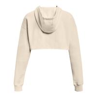 Under Armour Project Rock Hoodie Γυναικείο crop top φούτερ - 1373606-110