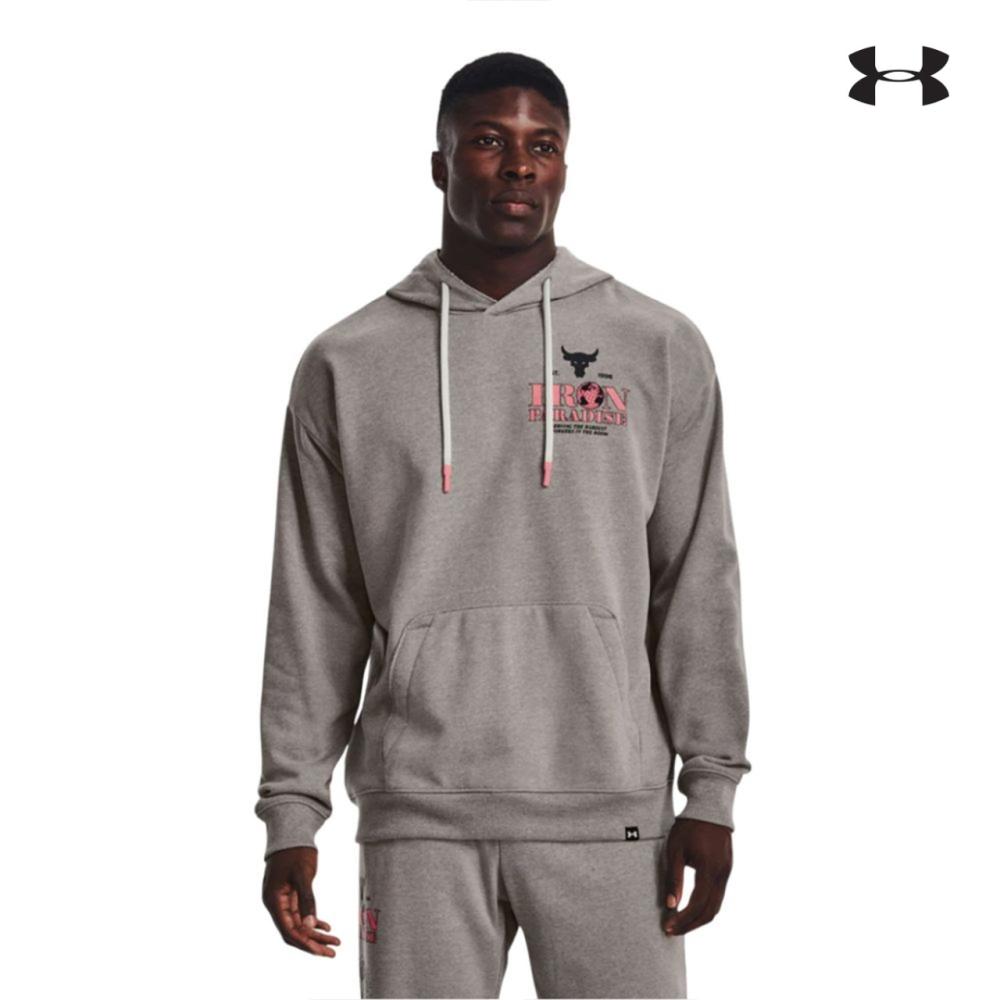 Under Armour Mens Project Rock HeatGear Heavyweight Terry Hoodie Ανδρική φούτερ - 1373562-294
