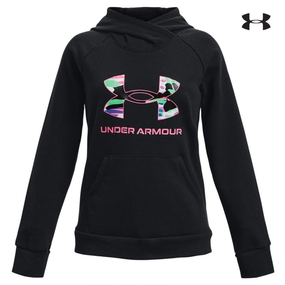 Under Armour Girls UA Rival Fleece Big Logo Hoodie Παιδικό Φούτερ με κουκούλα - 1373127-001
