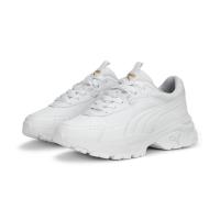 Puma Cassia Via Γυναικεία  Chunky  Sneakers Λευκά - 389223-01