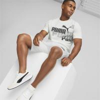 Puma Ανδρικό T-shirt Essentials Logo Power Ανδρικό T-Shirt - 673378-02
