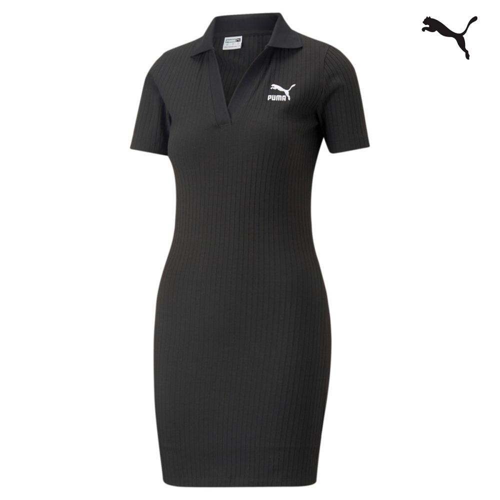 Puma Γυναικείο Φόρεμα Classics Womens Ribbed Dress - 538056-01