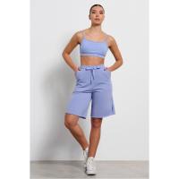 Bodytalk Γυναικεία φαρδιά ψηλόμεση βερμούδα "SNAPS" - 1231-905104-00446