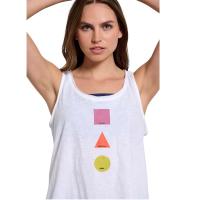 Bodytalk Γυναικεία ΒDTK αμάνικη loose μπλούζα - 1231-902721-00200