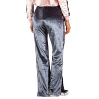 Champion Γυναικεία Φόρμα VELVET LOGO TAPE TRACK PANTS Blue - 112277