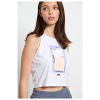 Bodytalk Γυναικείο αμάνικο crop top"SMUDGE" - 1231-905420-00200