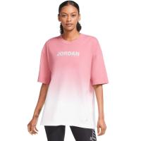 Nike Γυναικείο T-shirt Jordan Women Oversized T-Shirt White/Desert Berry/Reflective Silv - CU6368-101