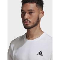 Adidas Ανδρικό T-shirt ESSENTIALS EMBROIDERED SMALL LOGO TEE - GK9640