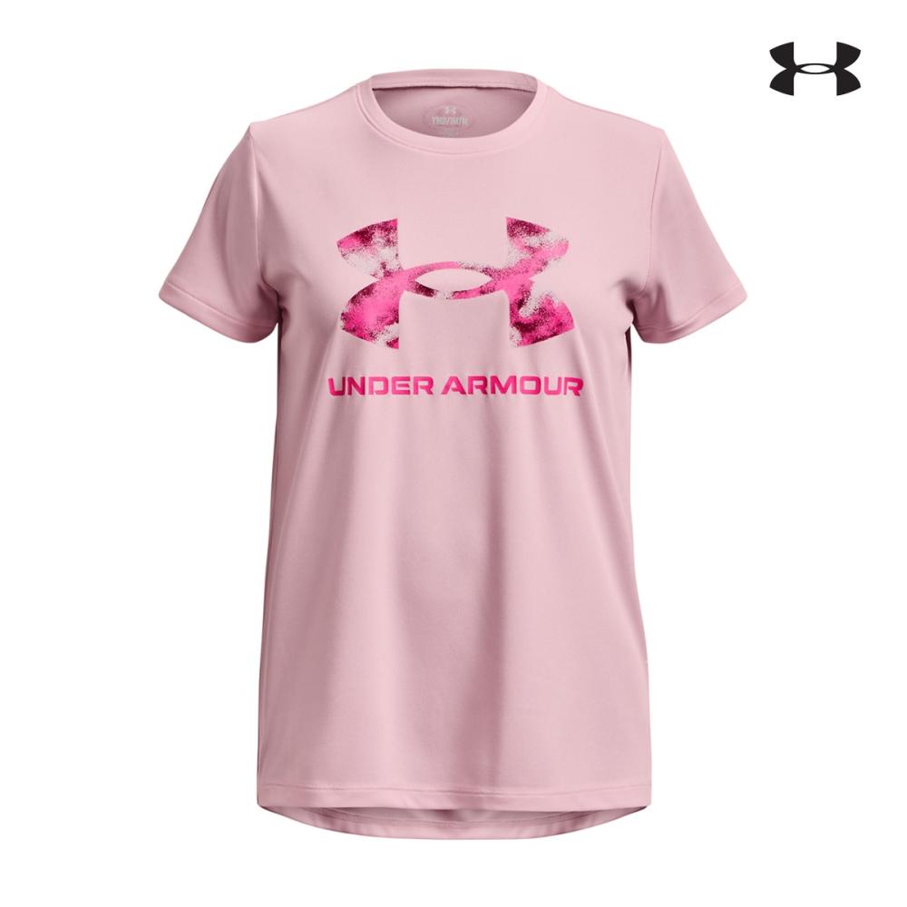 Under Armour Παιδικό Τεχνικό T-shirt Girls UA Tech™ Print Fill Big Logo Short Sleeve - 1377016-676