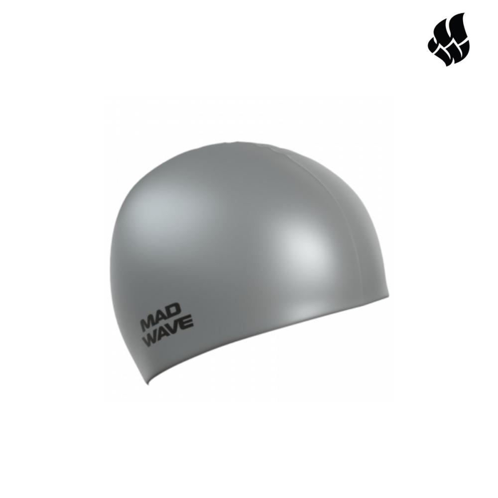 Madwave Σκουφάκι κολύμβησης Silicone Swim Cap Silver - M053505012W