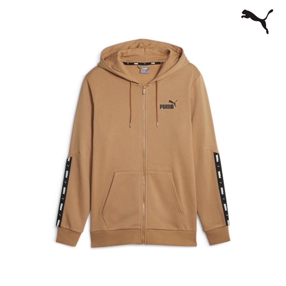 Puma Essentials+ Tape Full-Zip Hoodie Men Ανδρική Ζακέτα με Κουκούλα - 670270-85