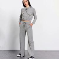 Γυναικεία ψηλόμεση φαρδιά φόρμα Wide Legs Pants`LUX` - 1232-902600-54680