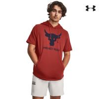 Under Armour Mens Project Rock Terry Short Sleeve Hoodie Ανδρικό T-shirt με κουκούλα - 1377427-635