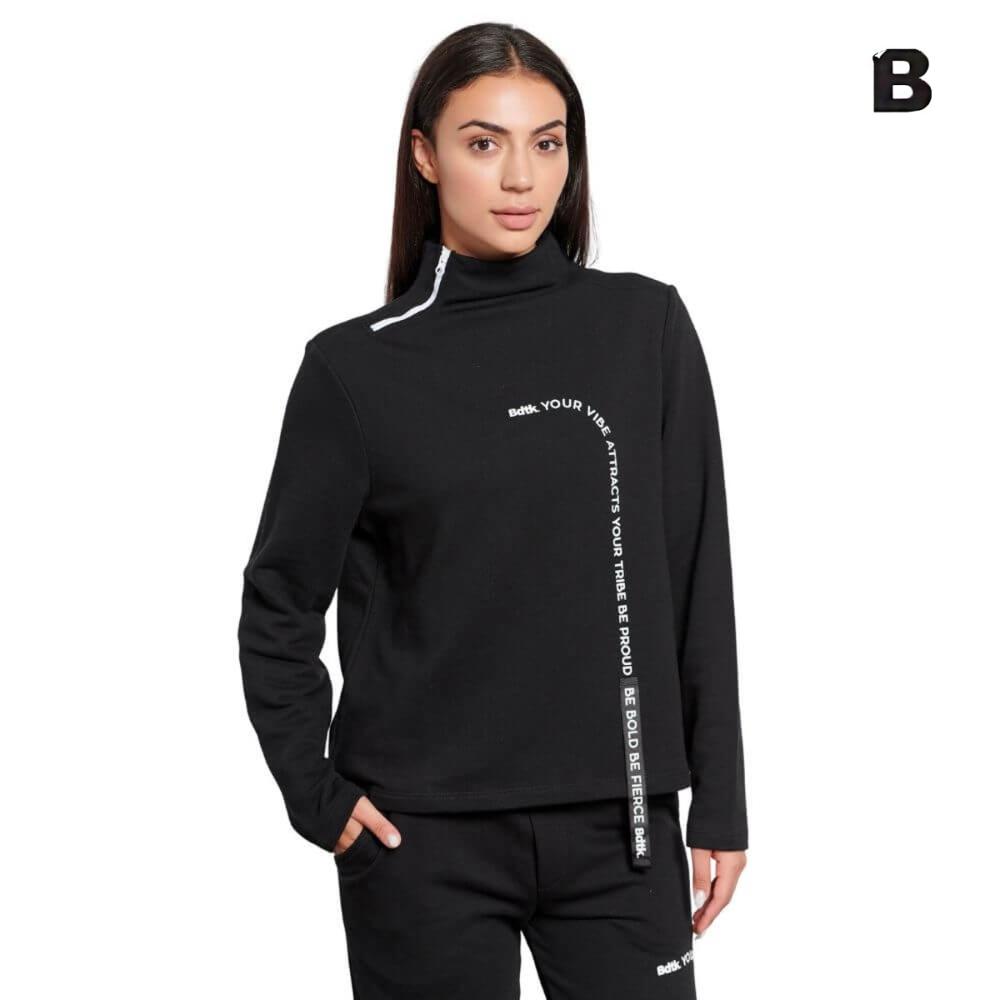 Bodytalk Γυναικεία Μπλούζα Mock Neck Sweater - 1232-905526-00100