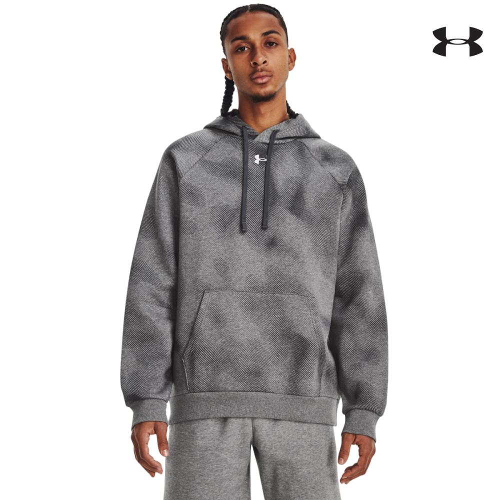 Under Armour Ανδρικό Φούτερ Mens UA Rival Fleece Printed Hoodie - 1379759-025