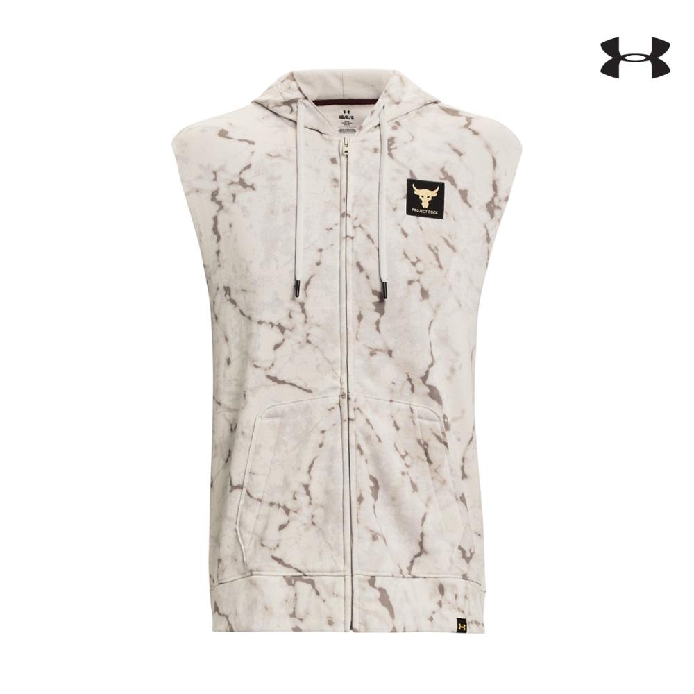 Under Armour Ανδρική Αμάνική Ζακέτα Mens Project Rock Rival Fleece Sleeveless Full-Zip - 1380120-114