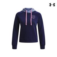 Under Armour Womens UA Rival Fleece Colorblock Hoodie Γυναικεία Φούτερ - 1373031-410