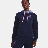 Under Armour Womens UA Rival Fleece Colorblock Hoodie Γυναικεία Φούτερ - 1373031-410