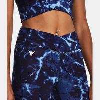 Under Armour Γυναικείο Κολάν Womens Project Rock Crossover Lets Go Printed Ankle Leggings - 1380859-410