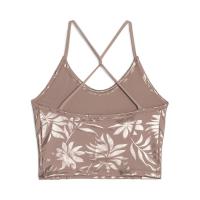 PUMA Γυναικεία κοντή μπλούζα Studio Ultrabare AOP Womens Crop Top - 523947-95