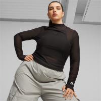 PUMA Γυναικεία μακρυμάνικη μπλούζα με ψηλό λαιμό DARE TO Womens Long Sleeve Mock Neck Tee - 621429-01