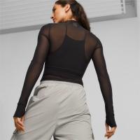 PUMA Γυναικεία μακρυμάνικη μπλούζα με ψηλό λαιμό DARE TO Womens Long Sleeve Mock Neck Tee - 621429-01