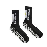 Sportector Αθλητικές Grip Κάλτσες Μαύρες