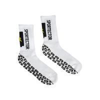 Sportector Αθλητικές Grip Κάλτσες Λευκές