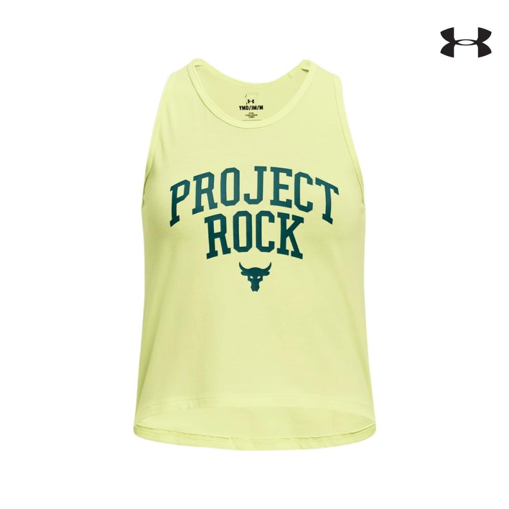Under Armour Παιδική αμάνικη μπλούζα Girls Project Rock Graphic Tank - 1376656-391