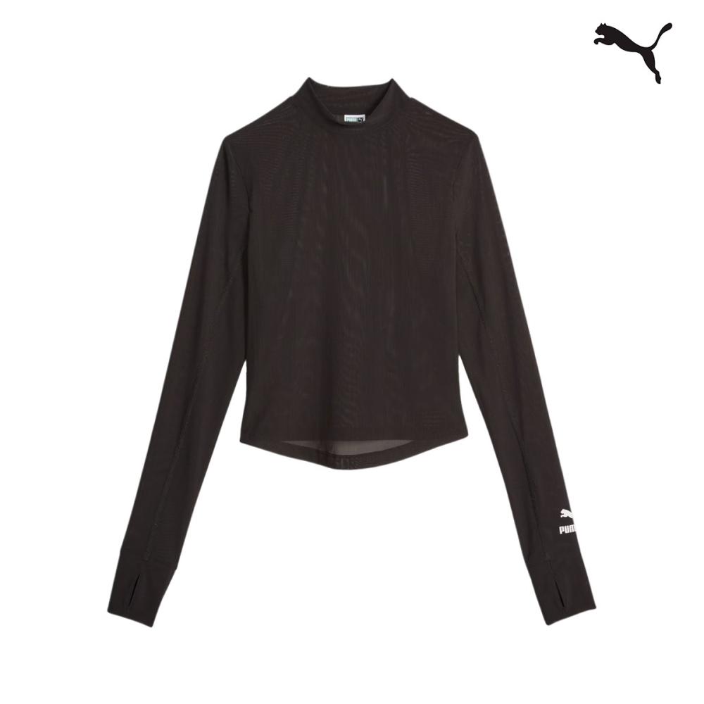 PUMA Γυναικεία μακρυμάνικη μπλούζα με ψηλό λαιμό DARE TO Womens Long Sleeve Mock Neck Tee - 621429-01