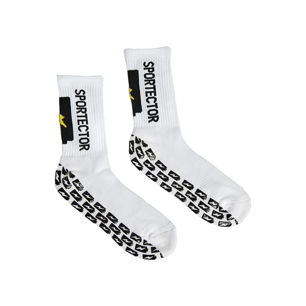 Sportector Αθλητικές Grip Κάλτσες Λευκές