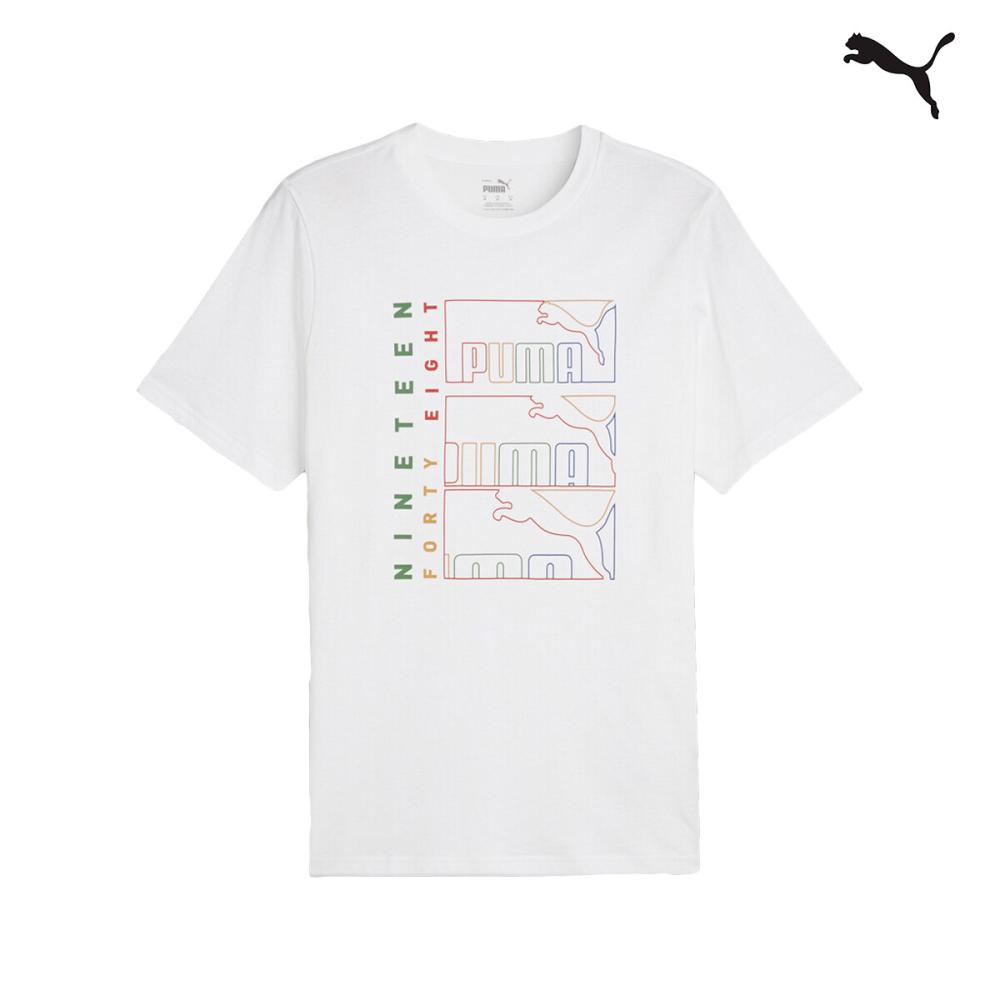680173 GRAPHICS Triple No. 1 Logo Tee ΜΠΛΟΥΖΑΚΙ ΚΟΝΤΟΜΑΝΙΚΟ PUMA