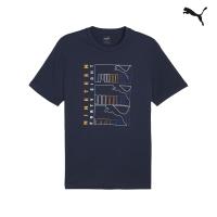 680173 GRAPHICS Triple No. 1 Logo Tee ΜΠΛΟΥΖΑΚΙ ΚΟΝΤΟΜΑΝΙΚΟ PUMA