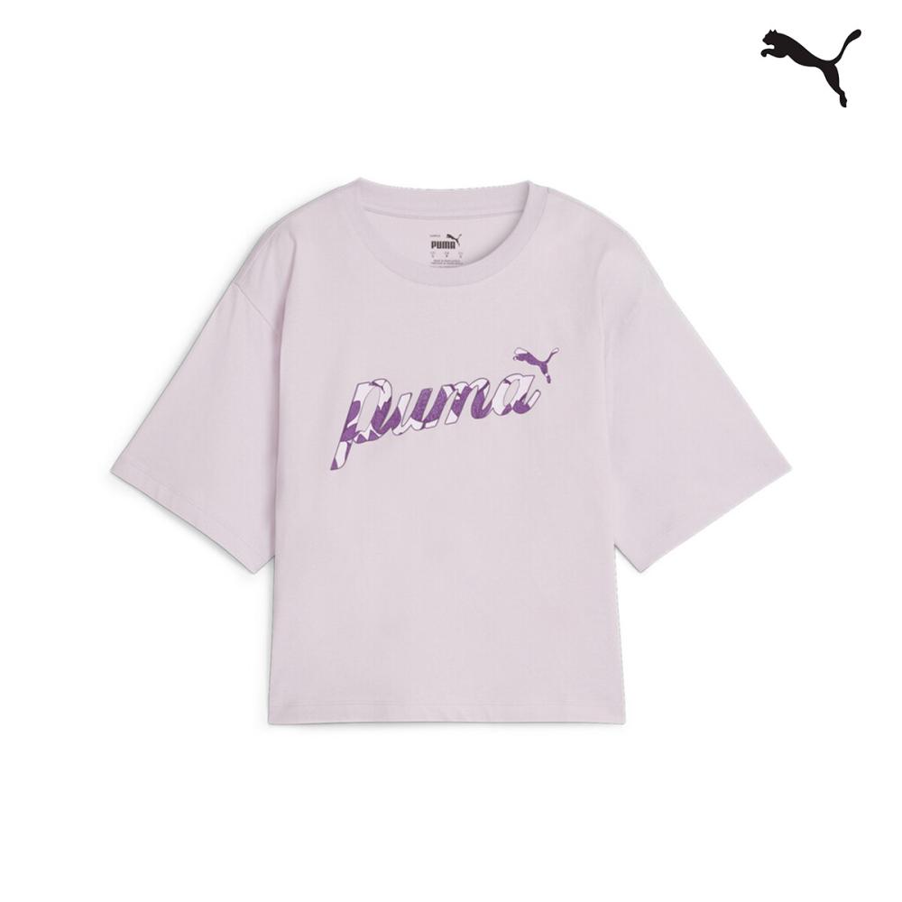 680432 ESS+ BLOSSOM Short Graphic Tee ΜΠΛΟΥΖΑΚΙ ΚΟΝΤΟΜΑΝΙΚΟ PUMA