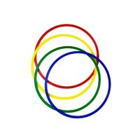 FLAT RINGS SET OF 4 (ΣΤΕΦΑΝΙΑ ΠΛΑΚΕ 60cm) LIGASPORT