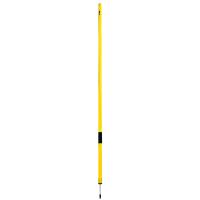 SLALOM POLE 1,60m - FLEXIBLE WITH SPIKES 30mm (YELLOW)