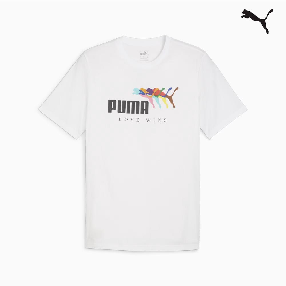 680000 ESS+ LOVE WINS Tee ΜΠΛΟΥΖΑΚΙ ΚΟΝΤΟΜΑΝΙΚΟ PUMA