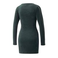 Puma Iconic T7 Velour Fitted Dress – Green Gables (589764-80)