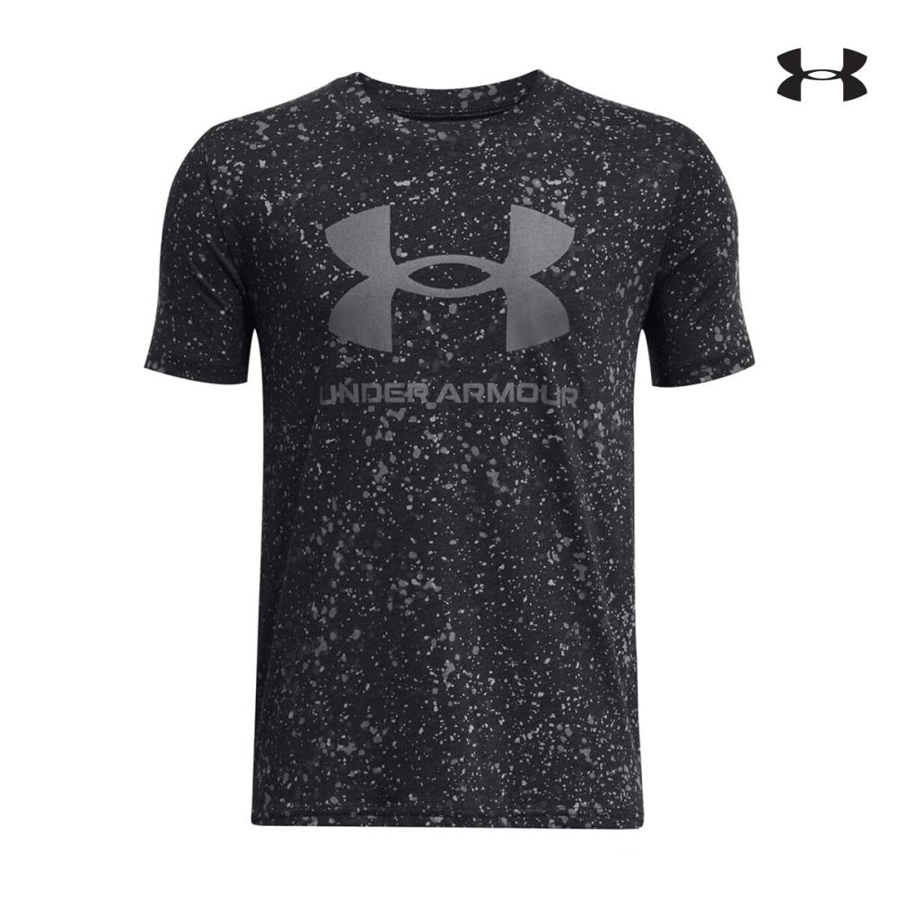 1376733 UA SPORSTYLE LOGO AOP SS ΠΑΙΔΙΚΟ  ΜΠΛΟΥΖΑΚΙ ΚΟΝΤΟΜΑΝΙΚΟ UNDER ARMOUR