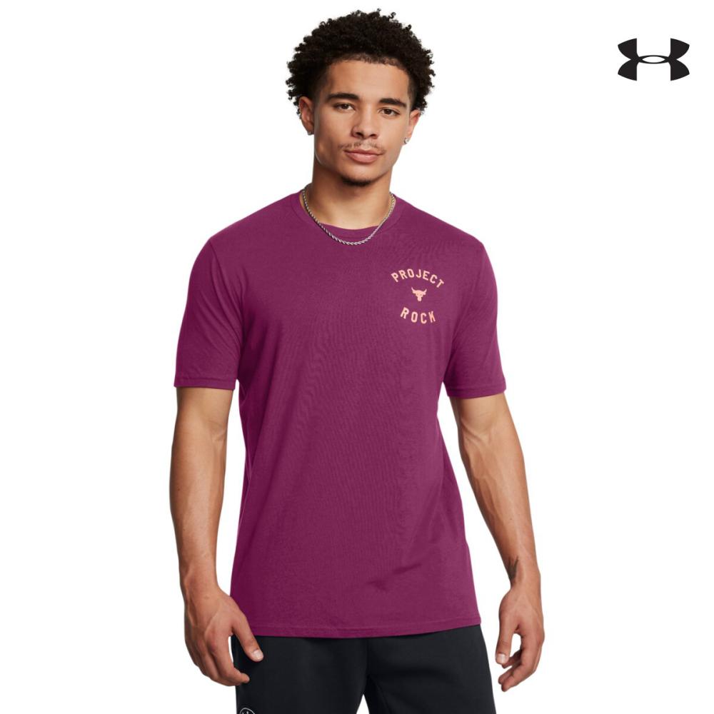 1386878 UA Pjt Rck 7 SS ΜΠΛΟΥΖΑΚΙ ΚΟΝΤΟΜΑΝΙΚΟ UNDER ARMOUR