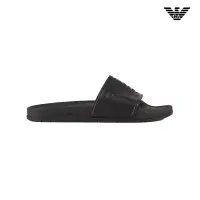 Emporio Armani Sliders Black Παντόφλες Armani
