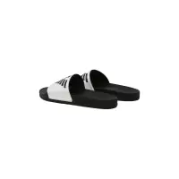 Emporio Armani Sliders White/Black/Black Παντόφλες Armani