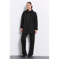BDTKW FLASH HOMEWEAR OVERSIZED ΜΠΛΟΥΖΑ ΜΕ ΨΗΛΟ ΓΙΑΚΑ